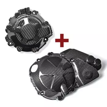 Для BMW S1000RR 2019 + S1000R 2021 + M1000R M1000RR мотоцикл из углеродного волокна левая задняя крышка двигателя правая муфта защитные чехлы