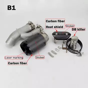 Для BMW S1000RR S1000XR S1000R 2017 2018 мотоцикл 51 мм выхлопных газов среднего звена трубы Escape Соединительная труба Системы разъем
