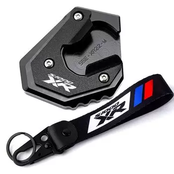 Для BMW S1000XR S1000 XR 2017-2019 2020 2021 2022 2023 2024 Мотоциклетный брелок для ключей с ЧПУ Подставка-увеличитель Боковая подставка Pad S 1000 XR