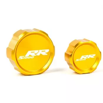 Для BMW S 1000 RR S1000RR 2008-2021 2022 2023, аксессуары для мотоциклов, передняя и задняя крышка бачка тормозной жидкости с ЧПУ, крышка масляного бака