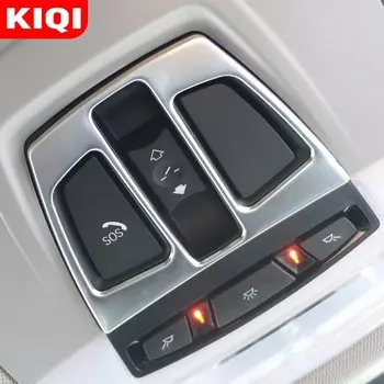 Для BMW X1 F48 2016-2022 автомобильный Стайлинг ABS хромированный передний внутренний светильник для чтения аксессуары для отделки корпуса