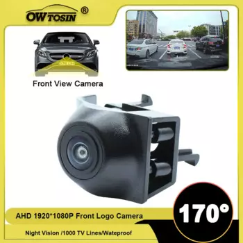 Для BMW X1 F48 F49 2020 2021 2022, камера для парковки автомобиля 170 ° HD Fisheye AHD 1920*1080P Камера с видом на передний логотип