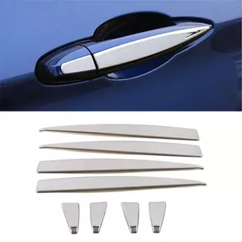 Для BMW X1 X2 X5 X6 F39 F48 F49 F15 F16 F85 F86 Накладка на внешнюю дверную ручку автомобиля Хромированная декоративная наклейка для ремонта