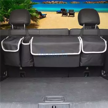 Для BMW X1 X3 X4 X5 X6 X7 E84 F48 F39 E83 F25 G01 F26 G02 F15 G05 сиденье задние карманы для хранения сумка-Органайзер для багажника Авто Accessoies