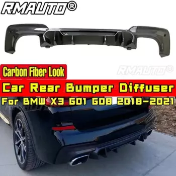 Для BMW X3 G01 G08 2018-2021 комплект кузова, диффузор заднего бампера, защита заднего бампера, фартук, автомобильные аксессуары