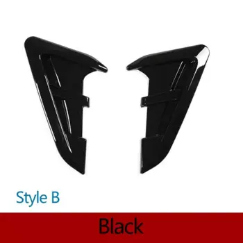 Для BMW X3 G01 X4 G02 2018-2021 ABS углеродное волокно переднее крыло автомобиля боковая акула жабра боковая крышка воздуховыпускного отверстия отделка автомобильные аксессуары