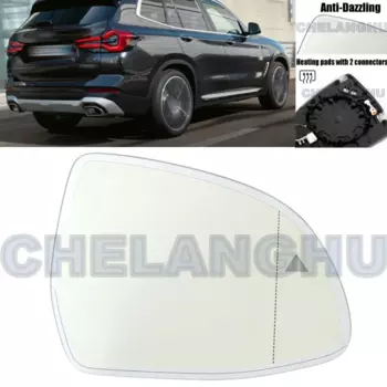 Для BMW X3 G08/G01 F25 X4 G02 X5 G05 X6 G06 X7 G07 2018 2019 2020 2021 2022 2023 правое боковое стекло заднего зеркала с автоматическим затемнением