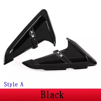 Для BMW X3 X4 G01 G02 2018-2022 ABS углеродное волокно автомобиля акулы жабры боковое крыло вентиляционные декоративные наклейки автомобильные аксессуары