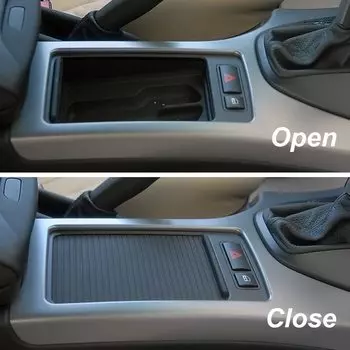 Для BMW X5 E53 1998-2006 Автомобильная центральная консоль скользящие жалюзи подстаканник Крышка для шторки сменная 51168402941 51168408026