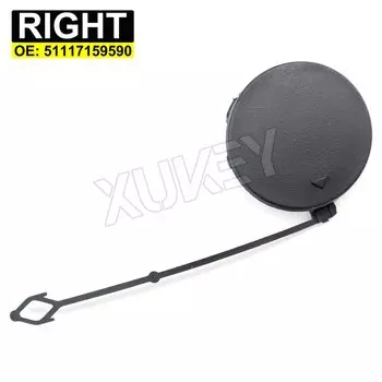 Для BMW X5 E70 3.0si 4.8i 3.0d 2007-2010 передний фаркоп, крышка проушины, левый и правый бампер, буксировочная крышка, неокрашенная 51117159589 51117159590