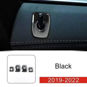 Для BMW X5 F15 X6 F16 внутренняя дверная ручка, болт, кнопка, крышка, декоративная наклейка, отделка из углеродного волокна, автомобильные аксессуары