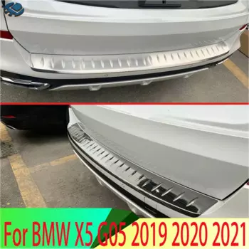 Для BMW X5 G05 2019 2020 2021 Нержавеющая сталь защита заднего бампера оконные пороги внешние плавки декоративная пластина педаль