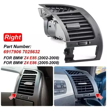 Для BMW Z4 E85 E86 2002-2008 Передняя приборная панель Кондиционер Панель Вентиляционное отверстие Oulet Крышка решетки Рамка Накладка и комплект подстаканника для воды