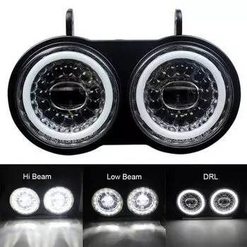 Для Buell XB мотоциклетная фара светодиодная в сборе с DRL для модели Buell XB 2003-2010 лет светодиодная двойная фара
