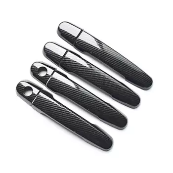 Для BYD F3 2005-2016 2006 2007 2008 2009 2012 наружная крышка дверной ручки с волоконным принтом, литье, отделка, рамка, ободок