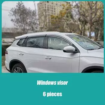 Для BYD Song Pro 2023 2024, оконный козырек автомобиля, декоративная полоса, яркая полоса, водонепроницаемая, модификация внешнего вида автомобиля