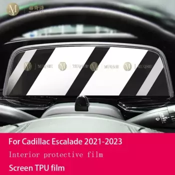 Для Cadillac Escalade 2021-2023 автомобильный экран центральной консоли взрывозащищенная мембрана ТПУ прозрачная пленка против царапин ЖК-экран