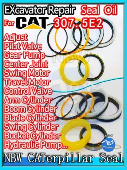 Для Caterpillar 307.5E 2 Масляный сальник экскаватора Kit высококачественный ремонт Cat Spovel Hammer Набор строительных инструментов Heavy Master