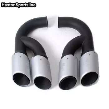 Для Cayenne V6 V8 задние выхлопные наконечники глушитель труба Стайлинг автомобиля 2011 2012 2013 2014