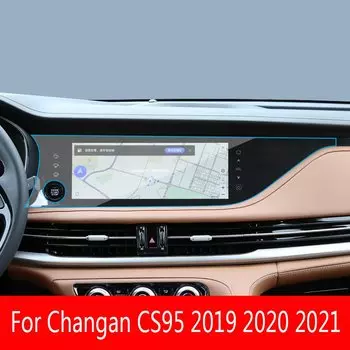 Для Changan CS95 2019-2021 Автомобильная GPS-навигация Защитная пленка ЖК-экран ТПУ пленка Защитная пленка для экрана Защита от царапин Интерьер Ремонт