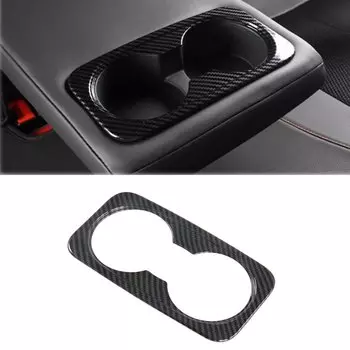 Для Changan UNIT UNI-T 2021 2022 2023 2024 углеродное волокно Автомобильный задний держатель стакана для воды защитная крышка отделка стикеры аксессуары
