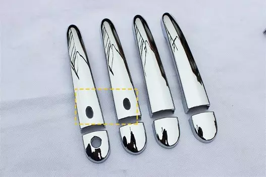 Для Chery Tiggo 5 Tiggo5 2014 2015 2016 2017 Новый хромированный чехол для ручки автомобильной двери, Накладка для отделки