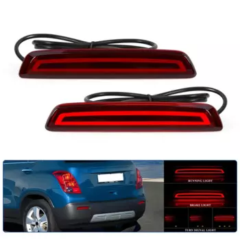 Для Chevrolet Chevy Trax 2012 2013 2014 Автомобильные светодиодные фонари заднего бампера, динамический указатель поворота, аксессуары для стоп-сигналов 12 В