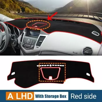 Для Chevrolet Cruze 2009 2010 2011 2012 2013 2014 2015, чехол на приборную панель автомобиля, анти-УФ-ковры, нескользящий защитный коврик, анти-УФ-накладки