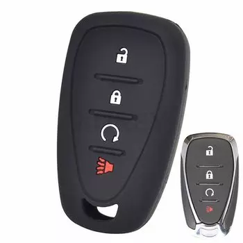 Для Chevrolet Cruze Malibu Spark Sonic Impala Equinox Volt Trax Traverse Camaro Remote Fob Shell Cover Силиконовый чехол для автомобильного ключа