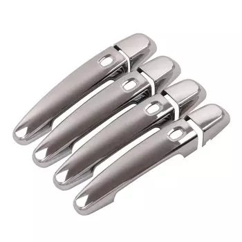 Для Chevrolet Equinox 2017-2021 углеродное волокно, хромированная крышка дверной ручки автомобиля, декоративная наклейка, аксессуары для стайлинга