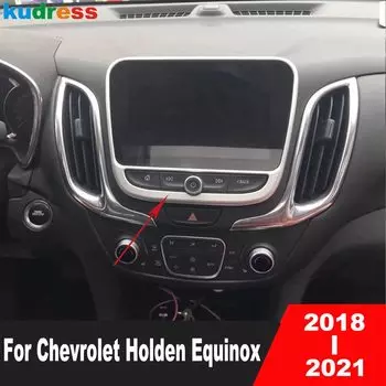Для Chevrolet Holden Equinox 2018 2019 2020 2021 матовая Автомобильная интерьерная консоль GPS навигация рамка Крышка отделка стикер аксессуары