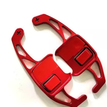 Для Chevrolet Malibu XL 16-21 рулевое колесо из алюминиевого сплава DSG декоративное весло переключения спортивный интерьер красный