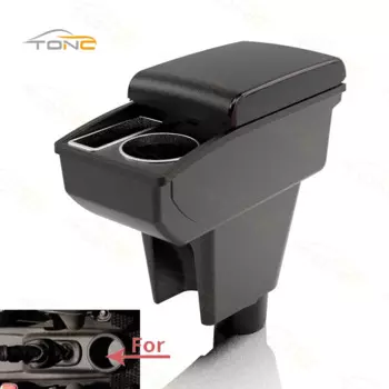 Для Chevrolet Spark 3, подлокотник для Chevrolet Spark III Aveo T200, ящик для хранения консоли, украшение, автомобильные аксессуары, внутренняя часть