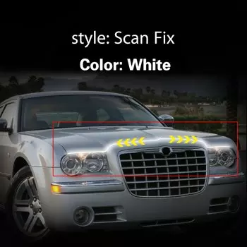 Для Chrysler 300 300C 2005-2010 капот автомобиля дневные ходовые огни Start-Scan LED DRL 12 В авто декоративная световая полоса водонепроницаемая