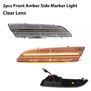 Для Chrysler Crossfire 2004 2005 2006 2007 2008 Автомобильный передний/задний бампер, боковые габаритные огни, янтарный/белый/красный светодиод 12 В