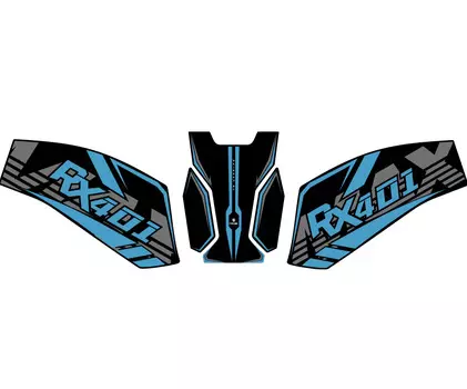 Для циклонного RX401 мотоциклетная Нескользящая подушка для топливного бака масляный бак боковая защита для колена наклейка стикеры прокладки