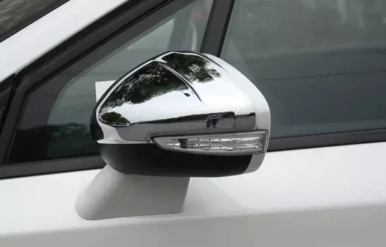 Для Citroen C6 2017-2020 ABS хромированная декоративная крышка зеркала заднего вида, защита от царапин, украшение, автомобильные аксессуары