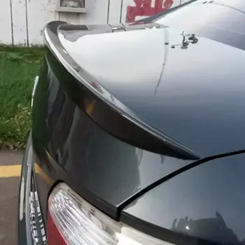 Для Citroen Elysee 2014-2017 Citroen Elysee спойлер для губ из АБС-материала заднего крыла автомобиля праймер из углеродного волокна вид цветной спойлер