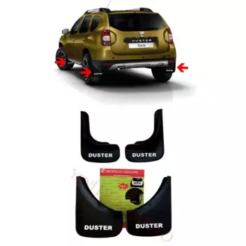 Для Dacia Duster Автомобильные Брызговики 4 шт модели 2017 и выше. Гибкие пластиковые Брызговики A +, качественный автомобильный аксессуар для тюнинга