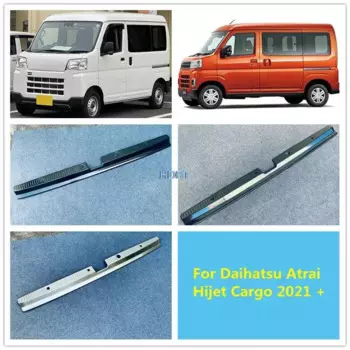 Для Daihatsu Atrai/Hijet карго 2021 + Стайлинг автомобиля защита заднего бампера Защита оконного порога внешний багажник декоративная пластина педаль