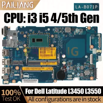 Для DELL L3450 L3550 материнская плата для ноутбука i3 i5 4/5th Gen 0TTRPW 019XXT 01WX80 0HKKT5 материнская плата для ноутбука полностью протестирована