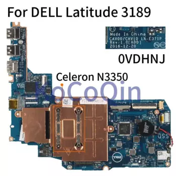 Для DELL Latitude 3189 N3350 Материнская плата ноутбука CN-0VDHNJ 0VDHNJ материнская плата для ноутбука CAV00 CAV10 LA-E371P SR2Z7 2 Гб Оперативная память