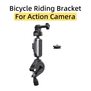 Для DJI Action 3/4/GoPro 12/Insta360 X3 спортивная камера крепление для велосипеда фиксированный кронштейн держатель для езды на мотоцикле аксессуары для стрельбы