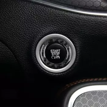 Для Dodge Challenger 2015-2020 кнопка запуска и остановки двигателя автомобиля декоративная крышка наклейки отделочное кольцо автостайлинг