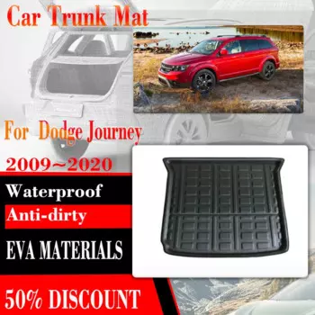 Для Dodge Journey JC Fiat Freemont 2009 ~ 2020 5 мест Автомобильный багажник коврик для хранения водонепроницаемые задние ботинки EVA грязь автомобильные матовые автомобильные аксессуары