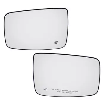 Для Dodge Ram 1500 2500 2009-2019 левое и правое боковое автомобильное зеркало заднего вида стекло авто внешние детали с подогревом двери крыла боковой вид сзади