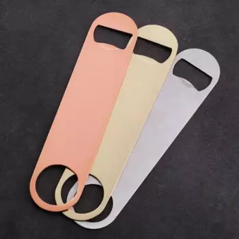 Для дома, кухни, бара, большая плоская необычная открывалка для бутылок пива, креативная открывалка для бутылок из нержавеющей стали LX8018