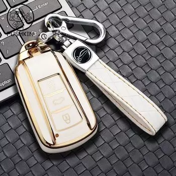 Для Dongfeng 580 F507 AX7 shine a30 ТПУ чехол для автомобильного ключа с умным бесключевым доступом, пульт дистанционного управления, чехлы, держатель для ключей, аксессуары