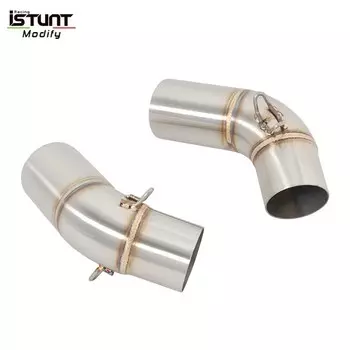 Для Ducati Monster 659 696 695 795 796 1100 2008-2014 мотоциклетная выхлопная труба Escape модифицированная трубка Mid Connect, глушитель