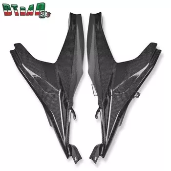Для DUCATI Panigale V2 2024 2020-2023 чехлы для подрамников из настоящего углеродного волокна, боковые панели под сиденьем, обтекатели, модифицированные детали для мотоцикла